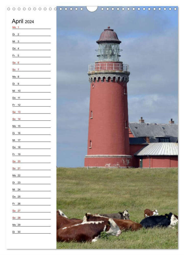 Bild: 9783383167898 | Leuchttürme in Dänemark (Wandkalender 2024 DIN A3 hoch), CALVENDO...