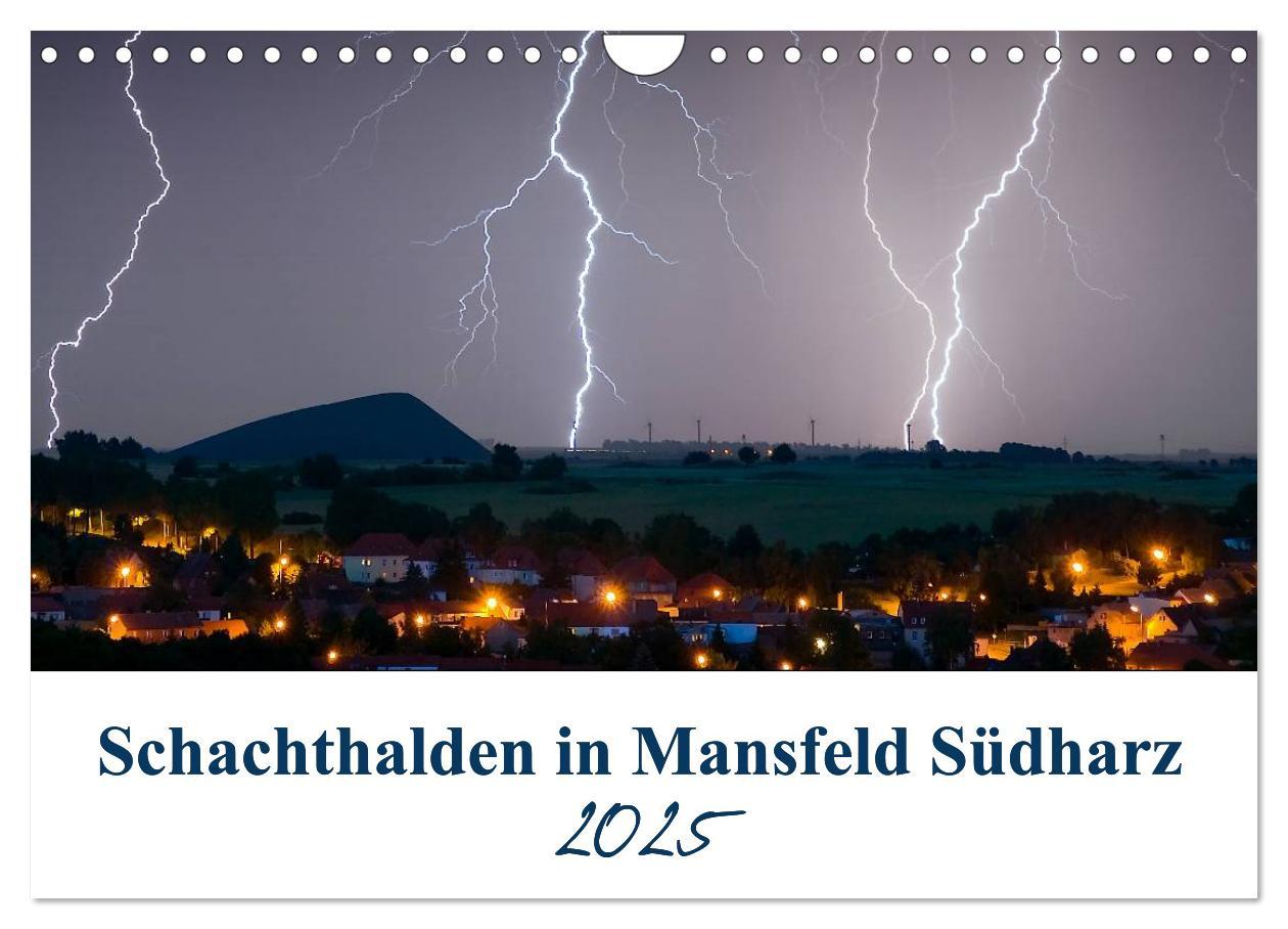 Cover: 9783435219506 | Schachtanlagen in Mansfeld Südharz (Wandkalender 2025 DIN A4 quer),...