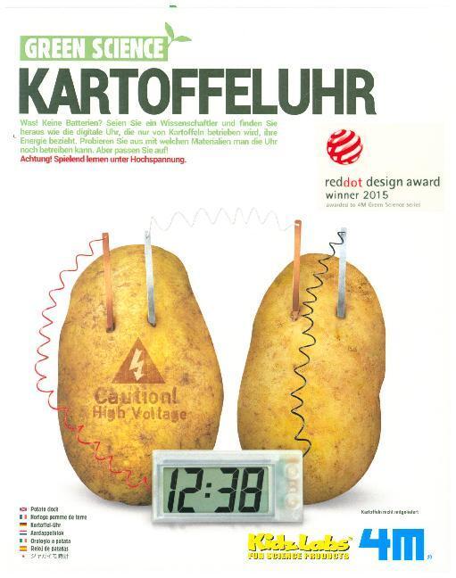 Cover: 4018928686295 | Green Science, Kartoffeluhr (Experimentierkasten) | Spiel | Deutsch