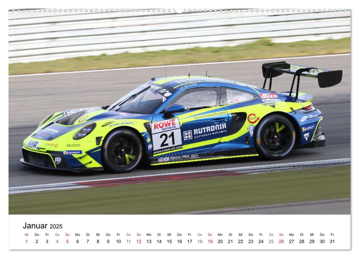 Bild: 9783435830893 | Motorsport aus Zuffenhausen (hochwertiger Premium Wandkalender 2025...