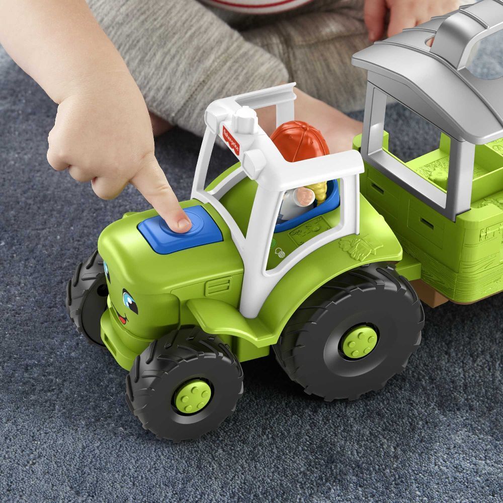 Bild: 194735091348 | Fisher-Price Little People Traktor Spielzeug mit Figuren | Stück