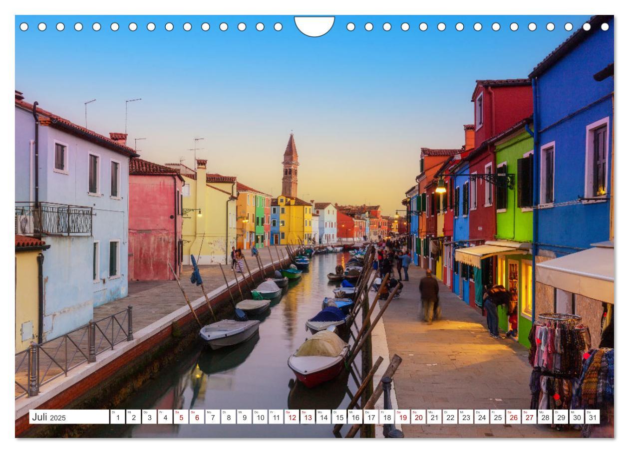 Bild: 9783383961021 | Venedig und Burano - Lagunenstadt und bunte Häuser (Wandkalender...