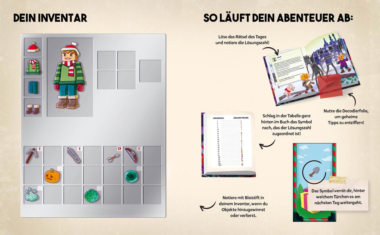 Bild: 9783745923551 | Escape-Adventskalender für Minecrafter: Das Ei des Enderdrachen | Buch