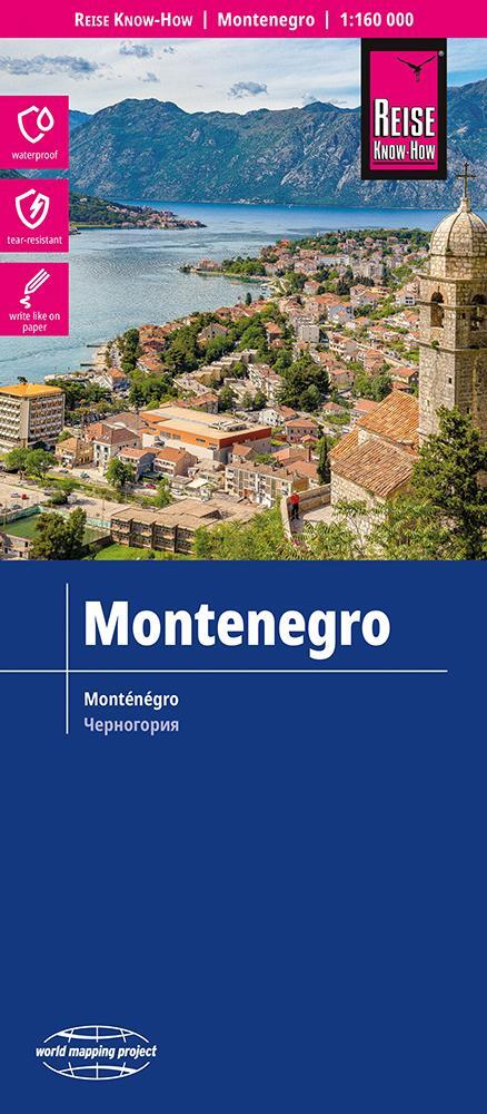 Cover: 9783831774302 | Reise Know-How Landkarte Montenegro 1:160.000 | Rump | (Land-)Karte