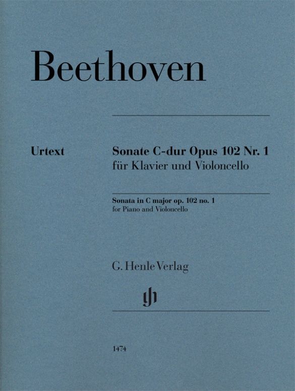 Cover: 9790201814742 | Violoncello Sonata C Major Op. 102 No. 1 | Ludwig van Beethoven | Buch