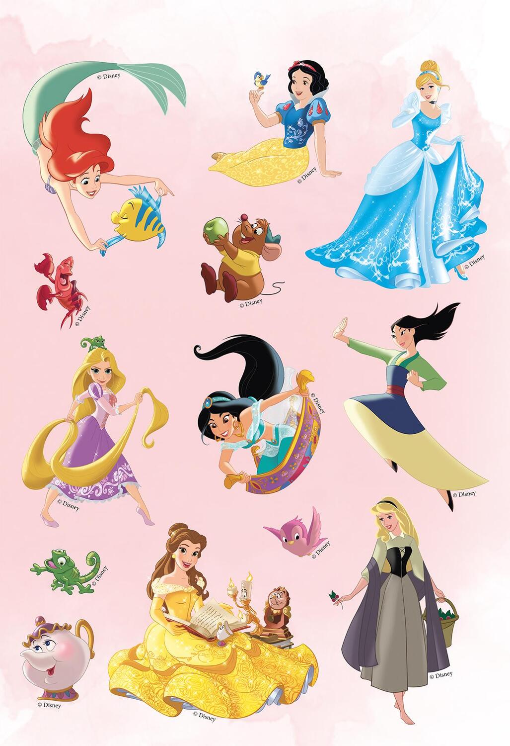 Bild: 9783833235900 | Disney Prinzessin: Märchenhafter Sticker- und Malspaß | Taschenbuch