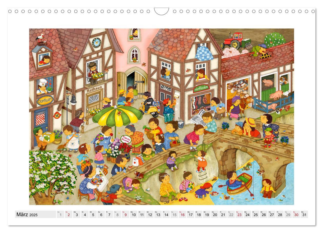 Bild: 9783435416042 | Meine kleine Wimmelwelt (Wandkalender 2025 DIN A3 quer), CALVENDO...