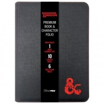 Cover: 74427185855 | UP - Dungeons &amp; Dragons Premium Zippered Book &amp; Character Folio