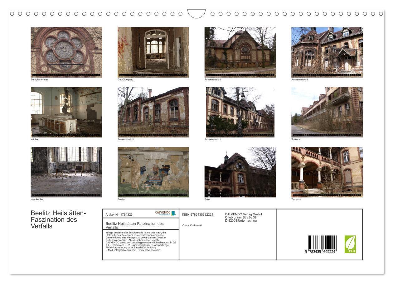 Bild: 9783435692224 | Beelitz Heilstätten-Faszination des Verfalls (Wandkalender 2025 DIN...