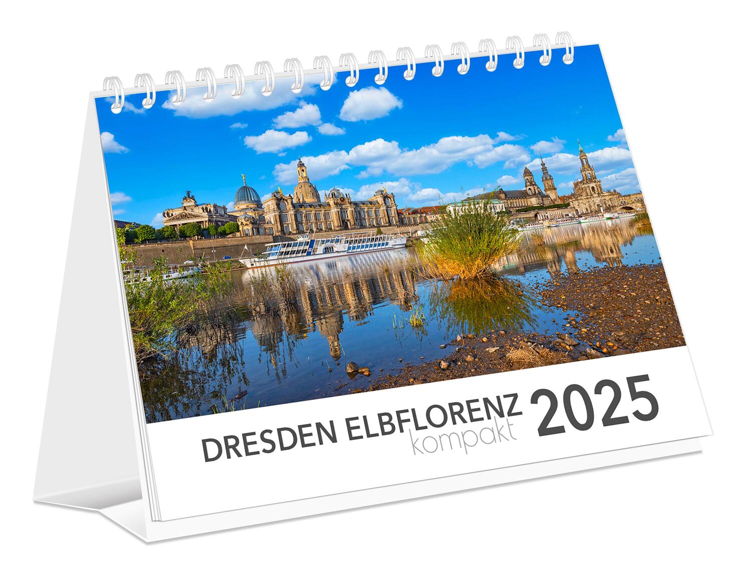 Cover: 9783910680791 | Kalender Dresden Elbflorenz kompakt 2025 | K4 Verlag (u. a.) | Deutsch