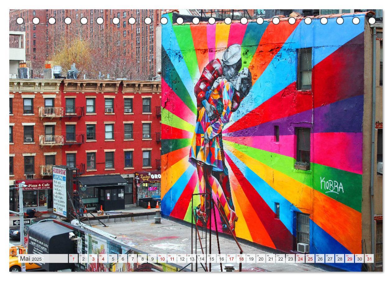 Bild: 9783435137916 | American Street Art - tätowierte Wände (Tischkalender 2025 DIN A5...