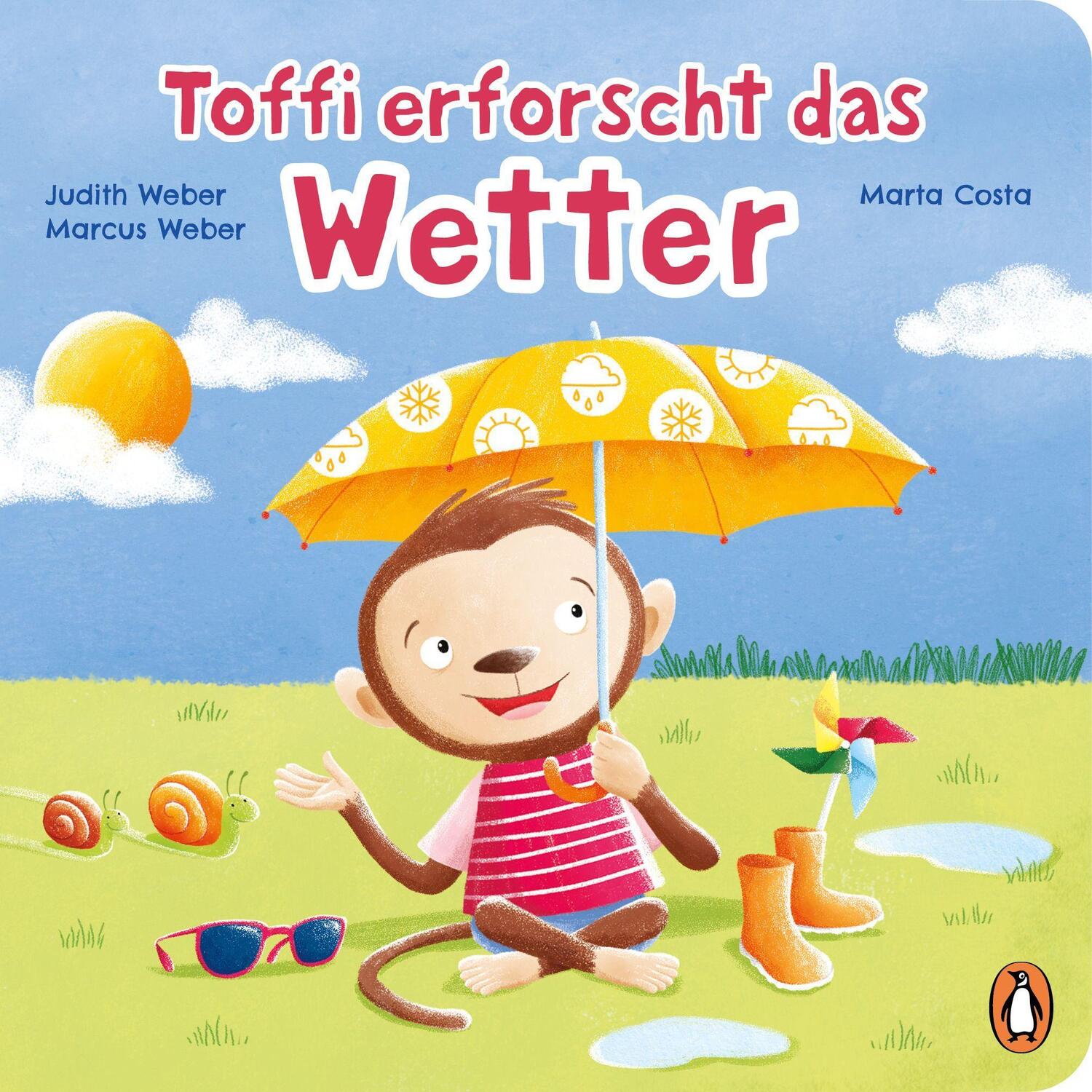 Cover: 9783328301325 | Toffi erforscht das Wetter | Pappbilderbuch für Kinder ab 2 Jahren