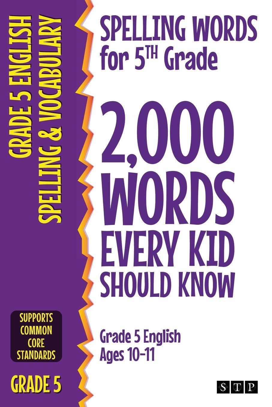 Cover: 9781912956319 | Spelling Words for 5th Grade | Stp Books | Taschenbuch | Paperback