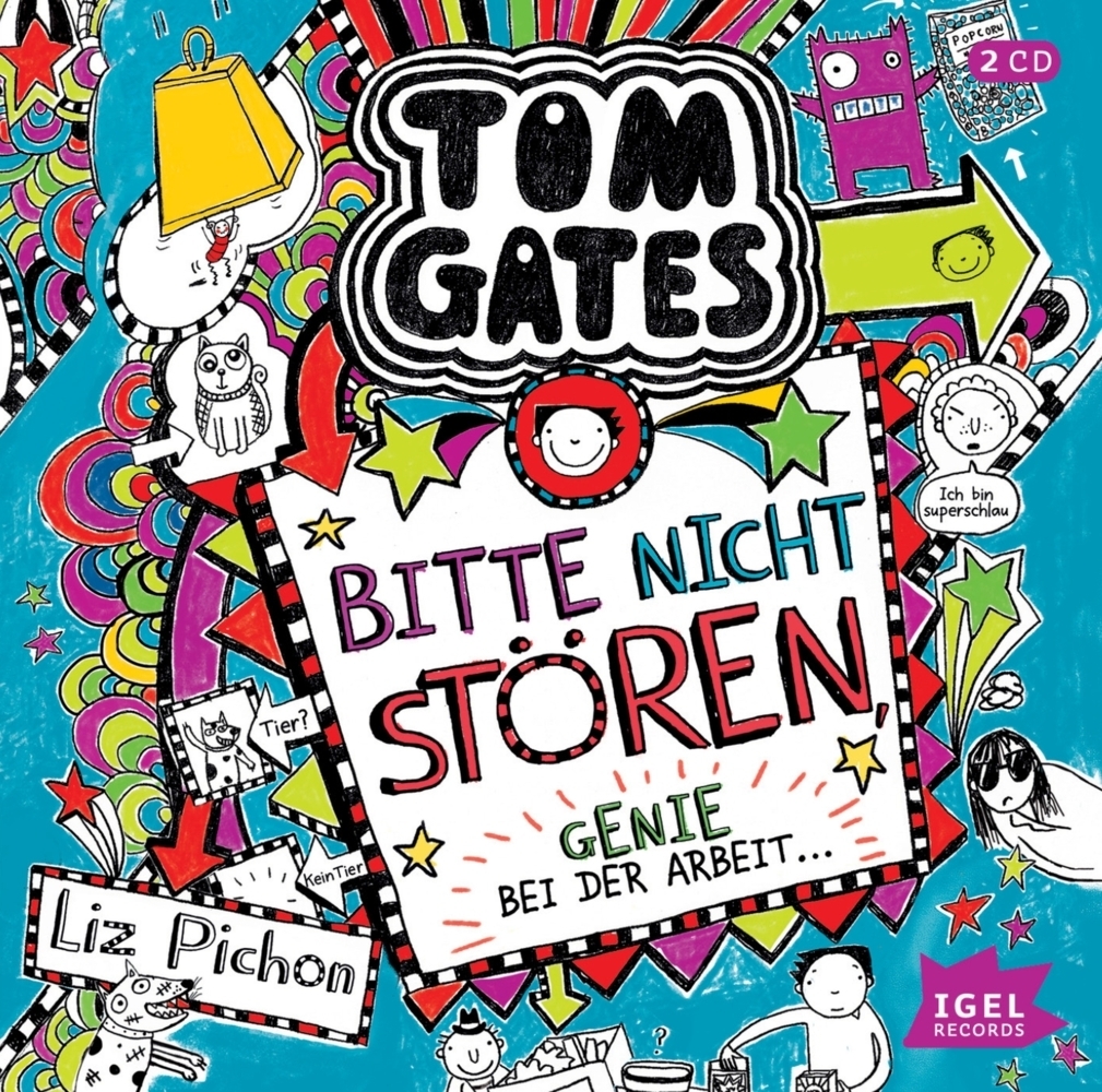 Cover: 9783731312154 | Tom Gates 8. Bitte nicht stören, Genie bei der Arbeit, 2 Audio-CD | CD
