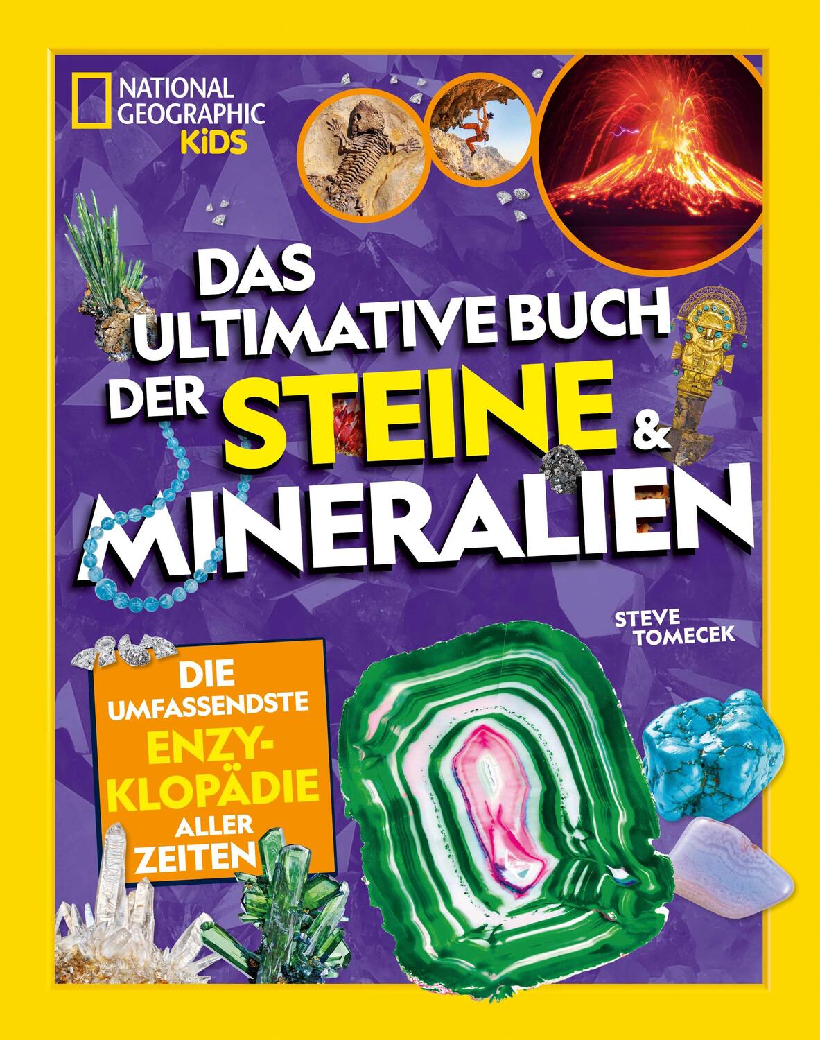 Cover: 9788863124934 | Das ultimative Buch der Steine & Mineralien | National Geographic Kids
