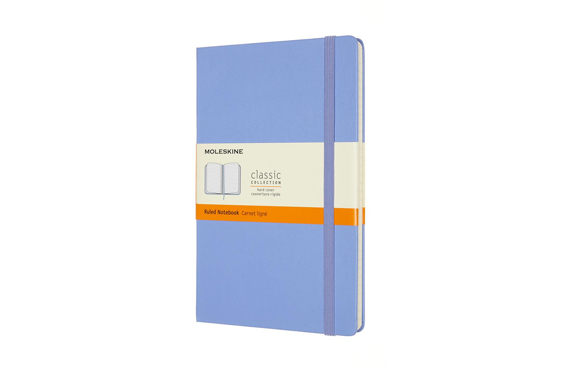 Cover: 8056420850819 | Moleskine Notizbuch Large/A5, Liniert, Fester Einband, Hortensien Blau