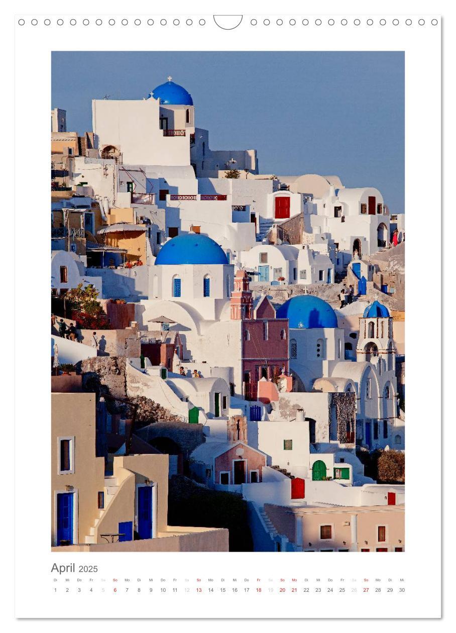 Bild: 9783457052594 | SANTORINI - INSEL DES LICHTS (Wandkalender 2025 DIN A3 hoch),...