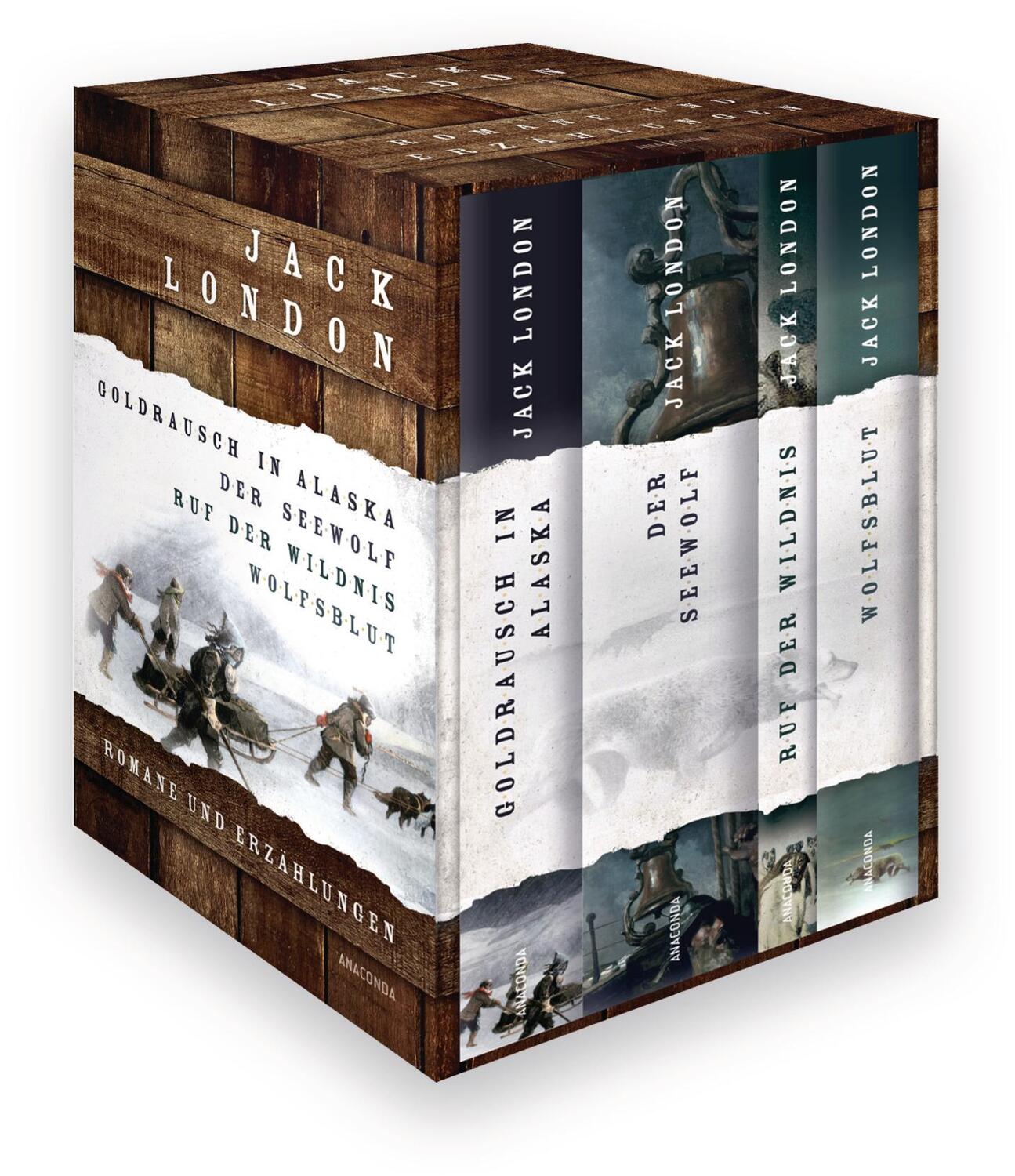 Cover: 9783730600382 | Romane und Erzählungen | Jack London | Buch | Vier Bände im Schuber
