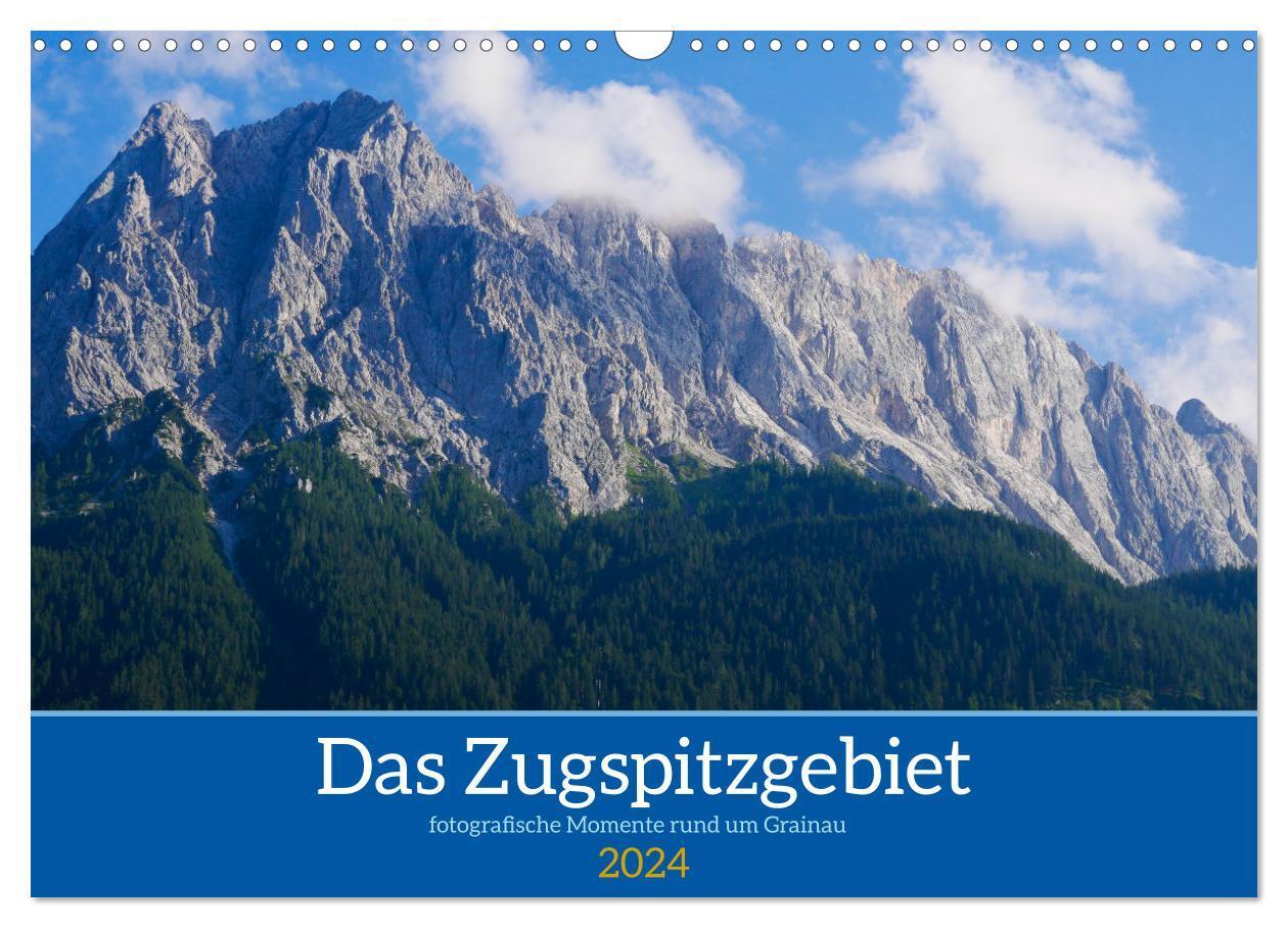 Cover: 9783675648111 | Das Zugspitzegebiet (Wandkalender 2024 DIN A3 quer), CALVENDO...