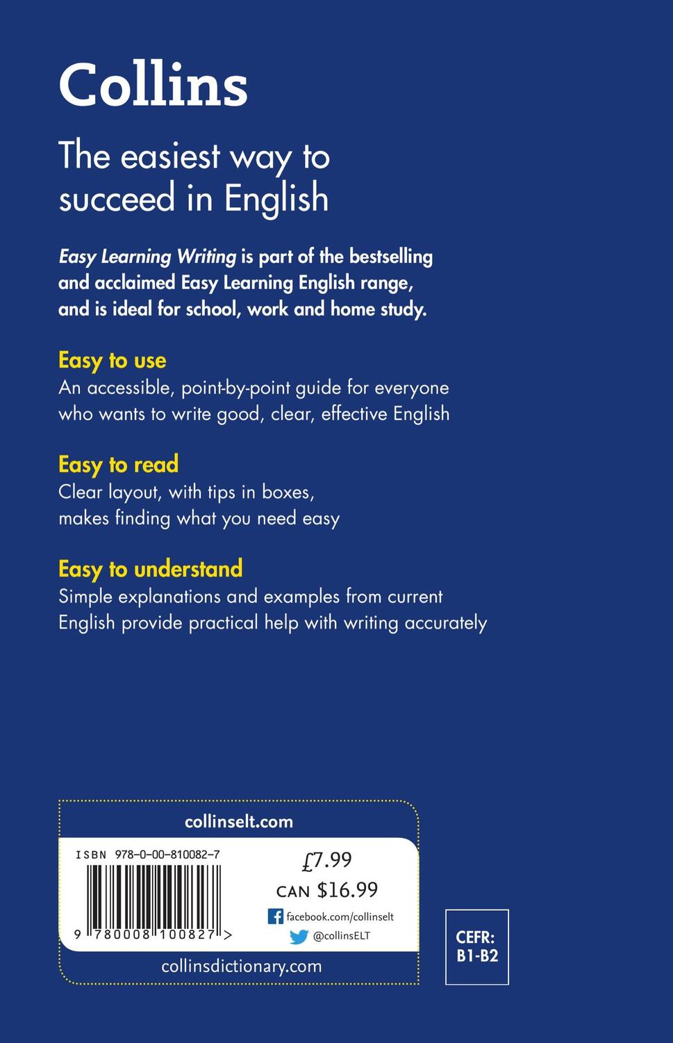 Rückseite: 9780008100827 | Easy Learning Writing | Your Essential Guide to Accurate English