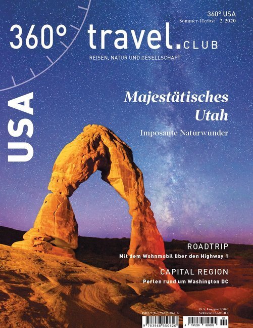 Cover: 9783968550626 | 360° USA - Ausgabe Sommer/Herbst2020 | Special: Majestätisches Utah