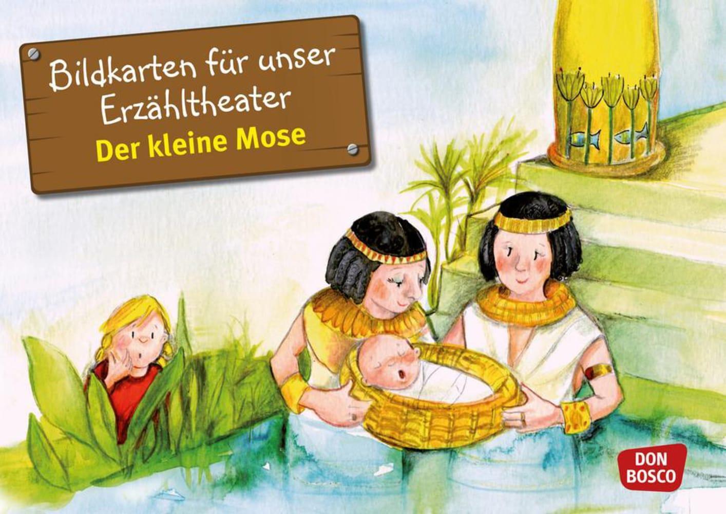 Cover: 4260179511882 | Der kleine Mose. Kamishibai Bildkartenset. | Susanne Brandt (u. a.)