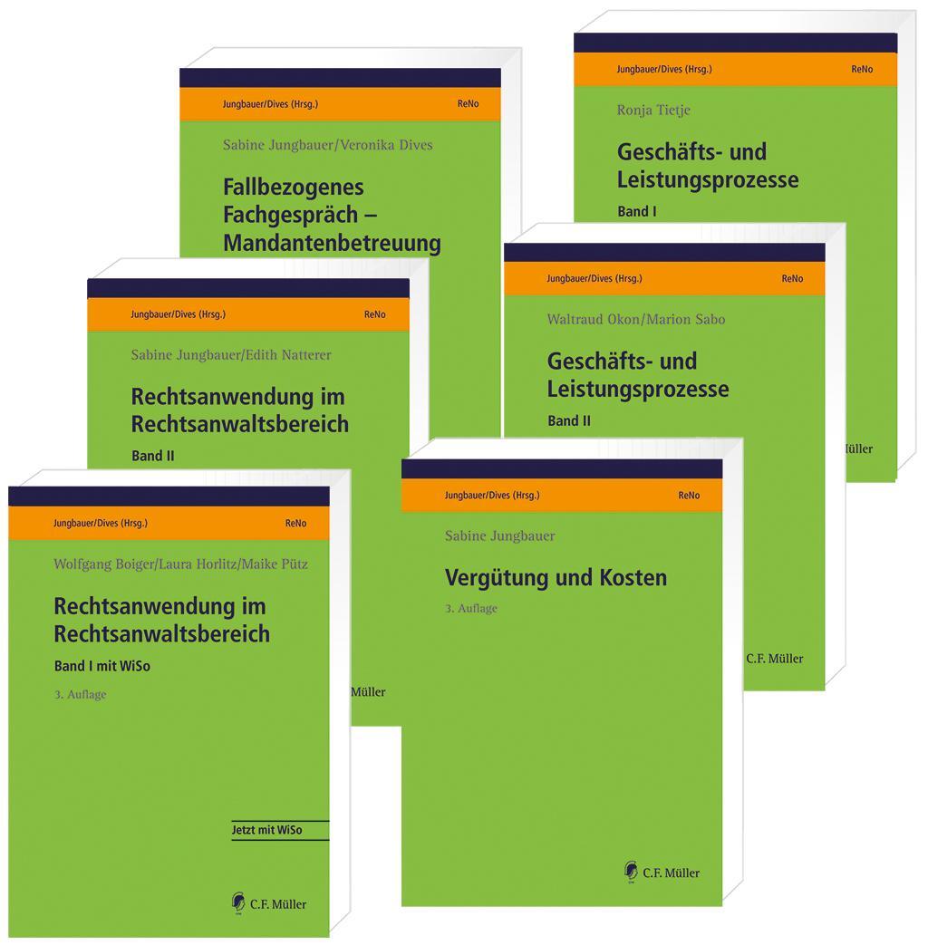 Cover: 9783811407428 | ReNo Prüfungsvorbereitung. 6 Bände, Ausgabe 2022 | Jungbauer (u. a.)
