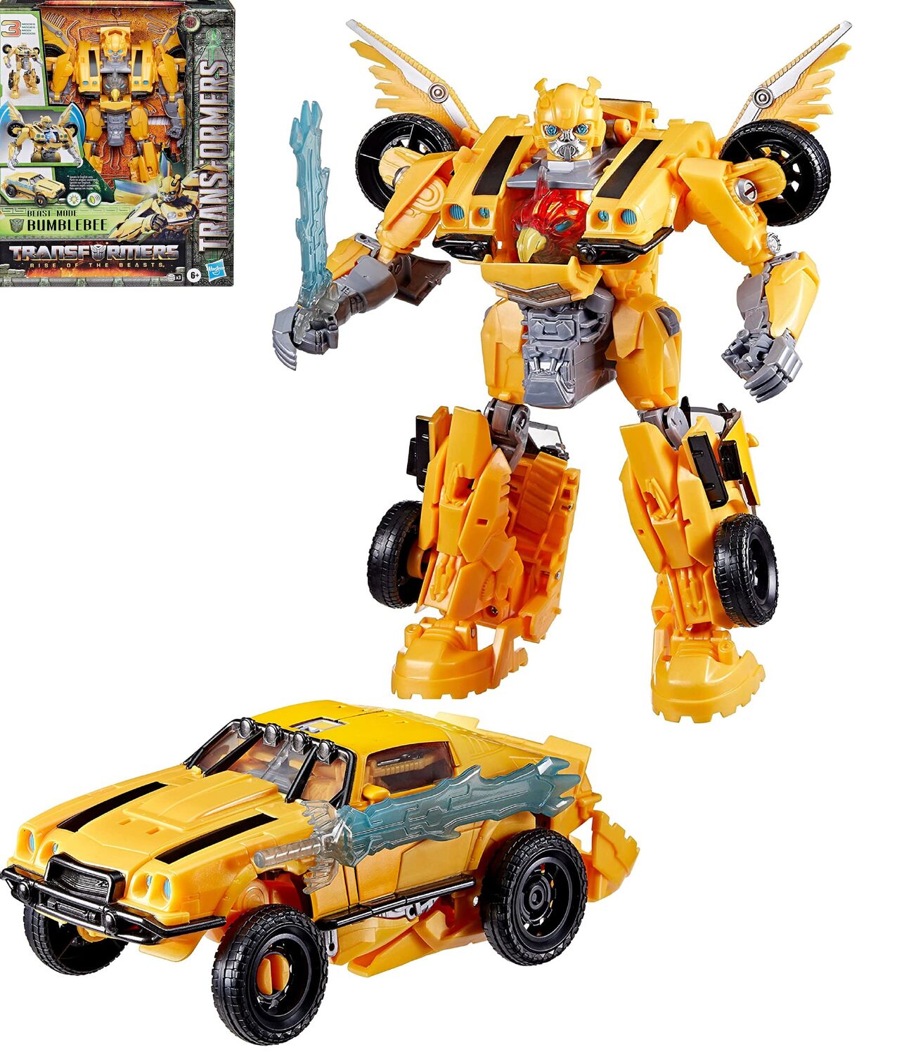 Cover: 5010993983773 | Hasbro F40555L0 - Transformers MV7 Beast Mode Bumblebee, Spielfigur