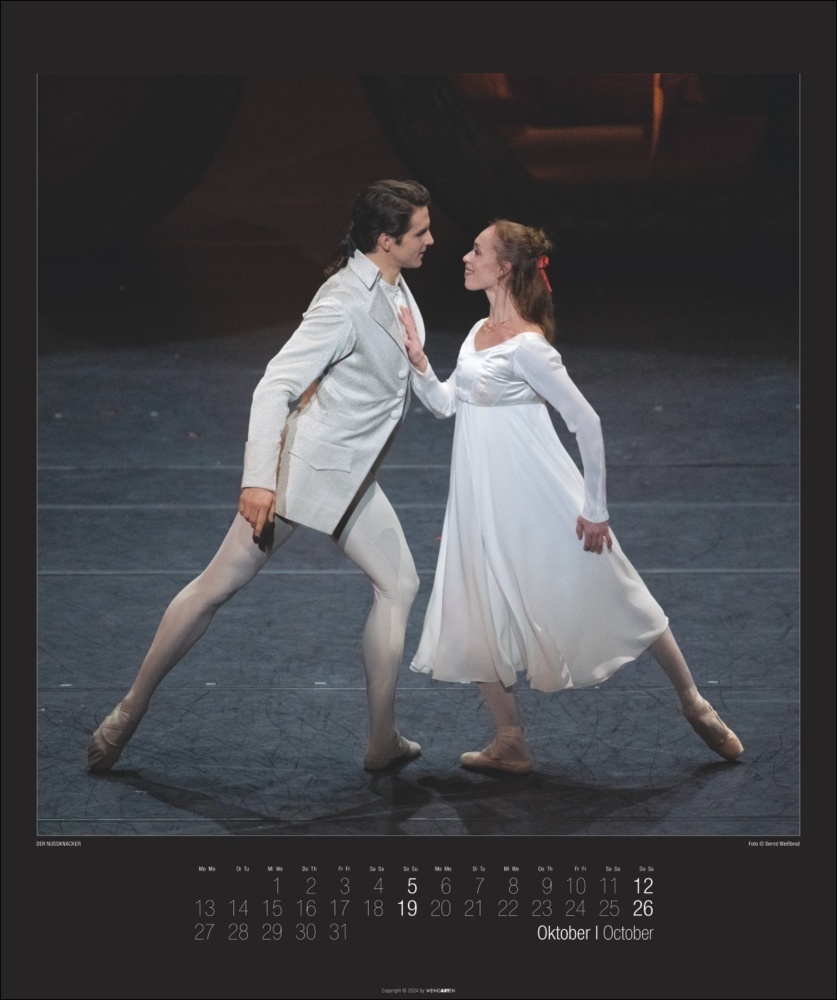 Bild: 9783839900109 | Stuttgarter Ballett Kalender 2025 | Tamas/Weißbrod, Bernd Detrich