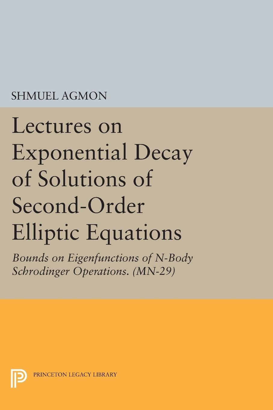 Cover: 9780691613673 | Lectures on Exponential Decay of Solutions of Second-Order Elliptic...