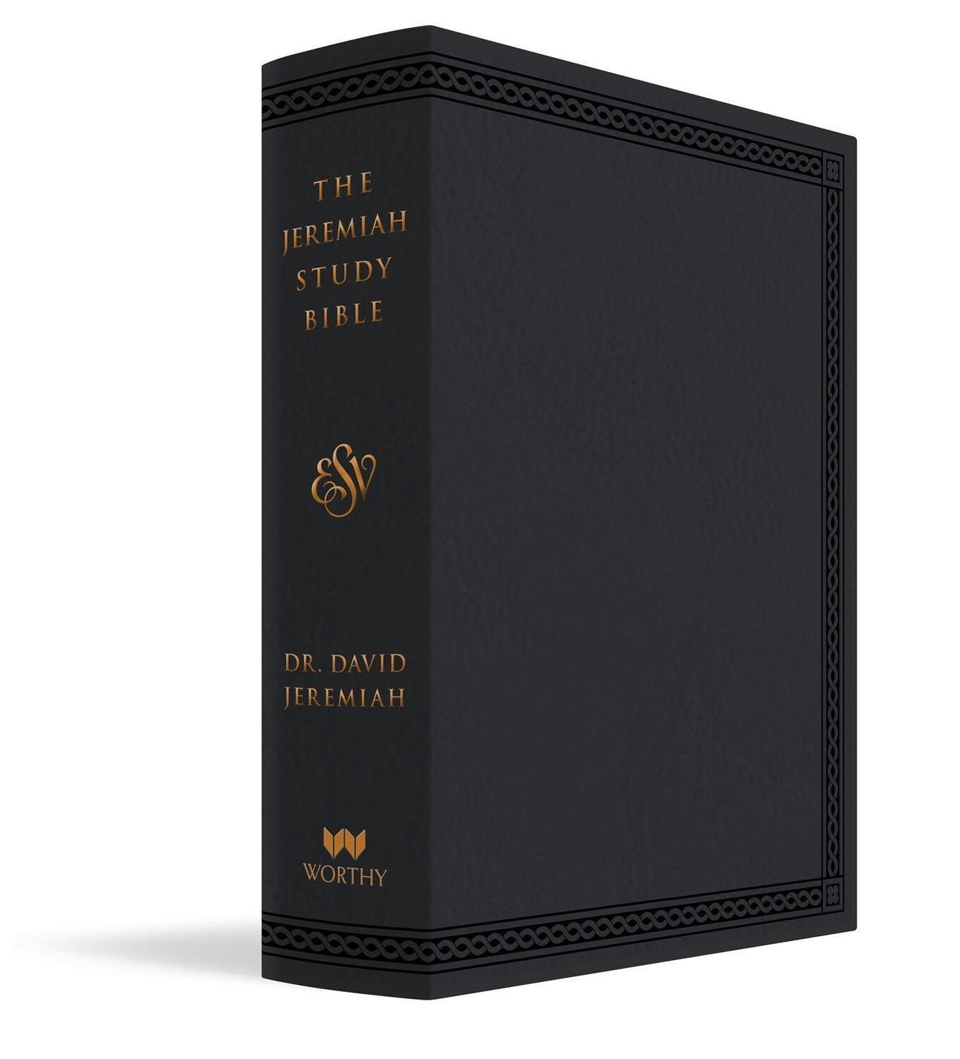Cover: 9781546015208 | The Jeremiah Study Bible, Esv, Black Leatherluxe (Indexed) | Jeremiah