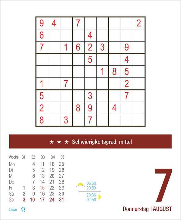 Bild: 9783731877370 | Sudoku 2025 | Verlag Korsch | Kalender | 328 S. | Deutsch | 2025