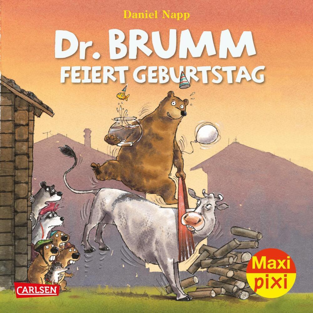 Cover: 9783551032867 | Maxi Pixi 373: Dr. Brumm feiert Geburtstag | Miniaturbuch | Napp