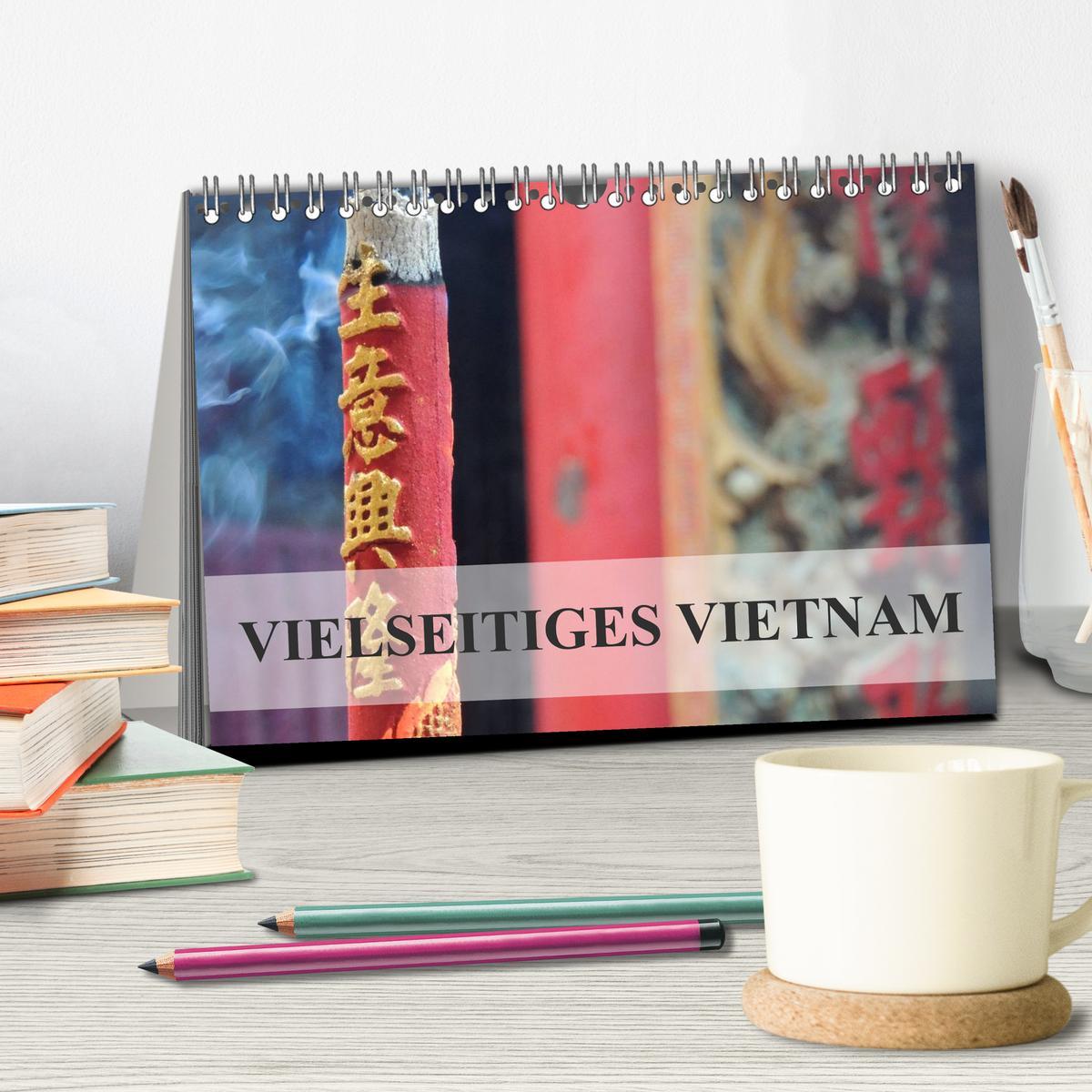 Bild: 9783435716869 | Vielseitiges Vietnam (Tischkalender 2025 DIN A5 quer), CALVENDO...