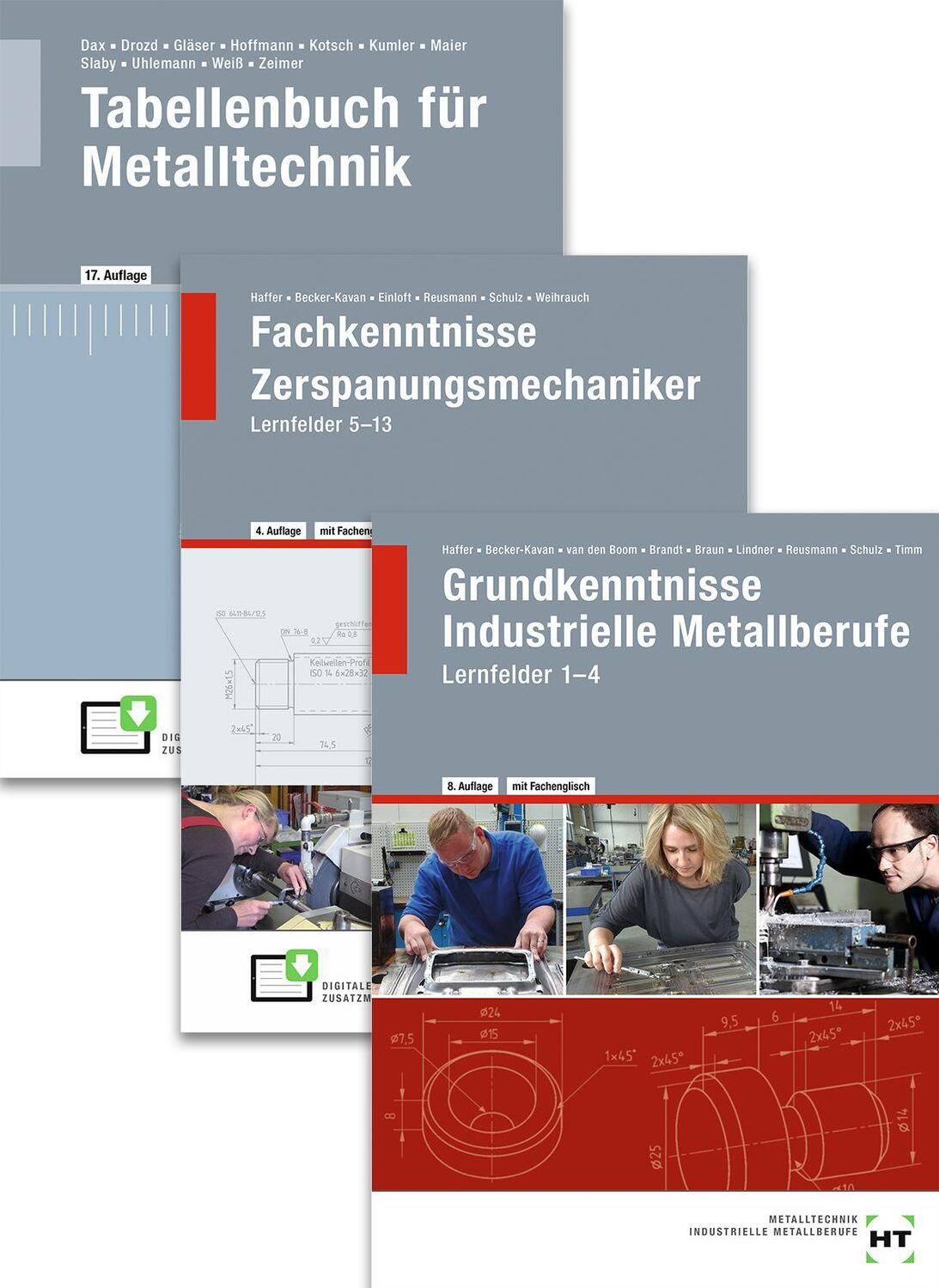 Cover: 9783582301307 | Paketangebot Der Zerspanungsmechaniker | Angelika Becker-Kavan (u. a.)