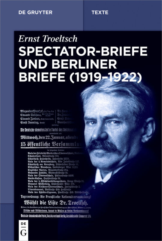 Cover: 9783110568516 | Spectator-Briefe und Berliner Briefe (1919-1922) | Gangolf Hübinger
