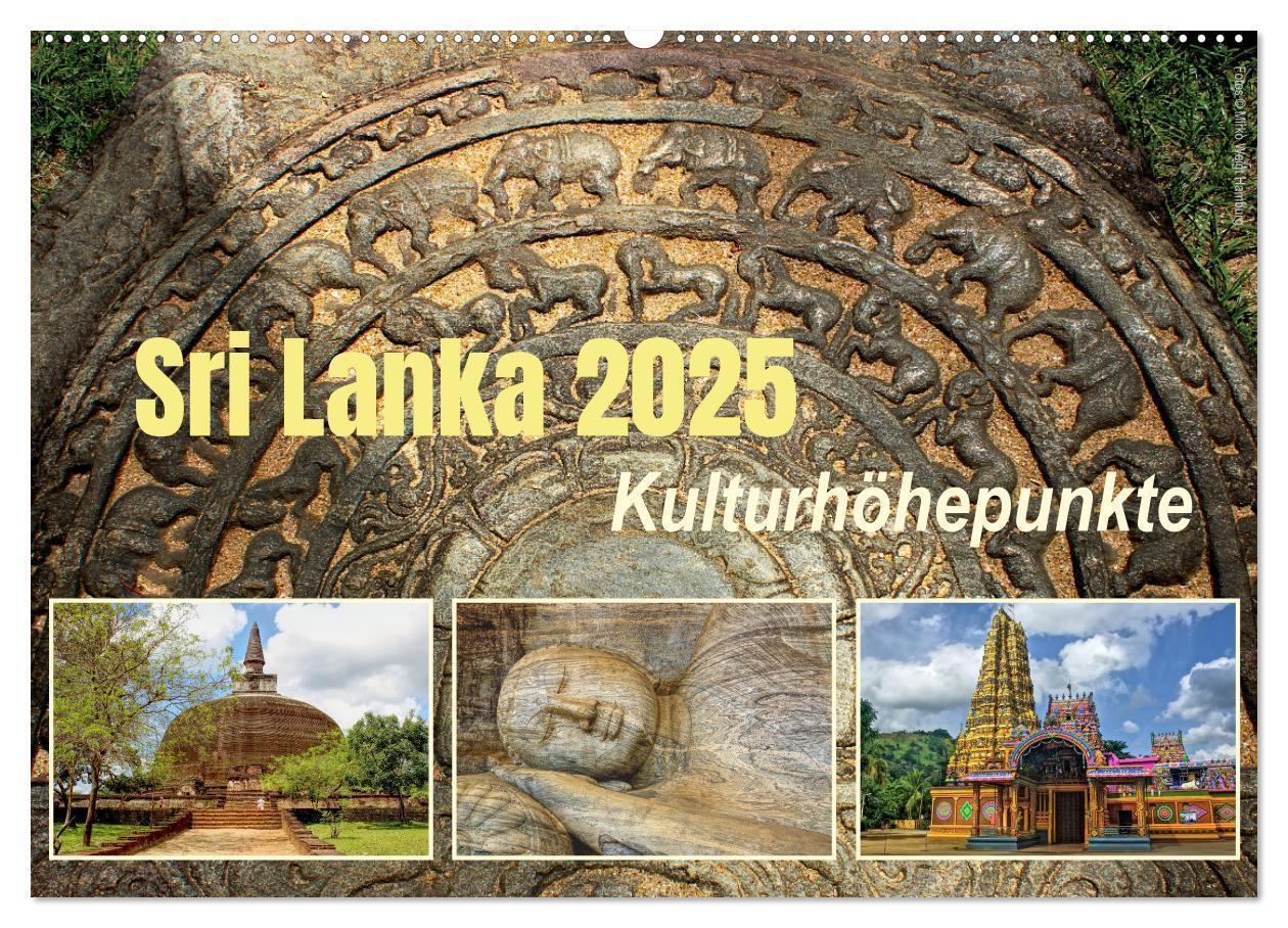 Cover: 9783435602421 | Sri Lanka 2025 Kulturhöhepunkte (Wandkalender 2025 DIN A2 quer),...