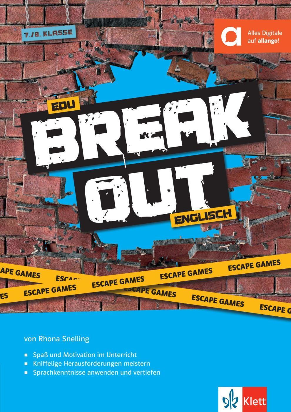 Cover: 9783125066847 | Edu Breakout Englisch - Escape Games für die 7./8. Klasse | Buch