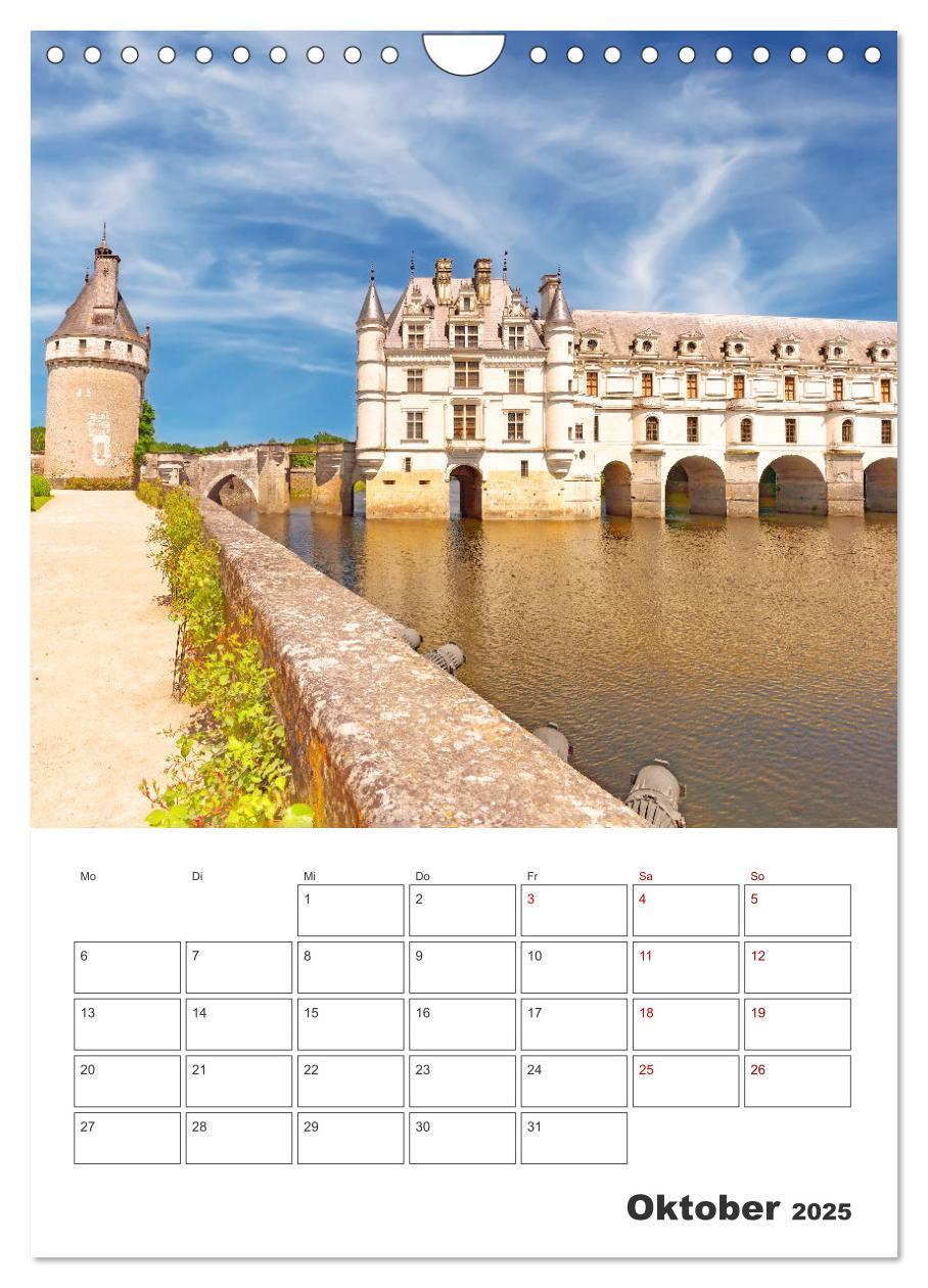 Bild: 9783435854516 | Schlösser der Loire - Reiseplaner (Wandkalender 2025 DIN A4 hoch),...