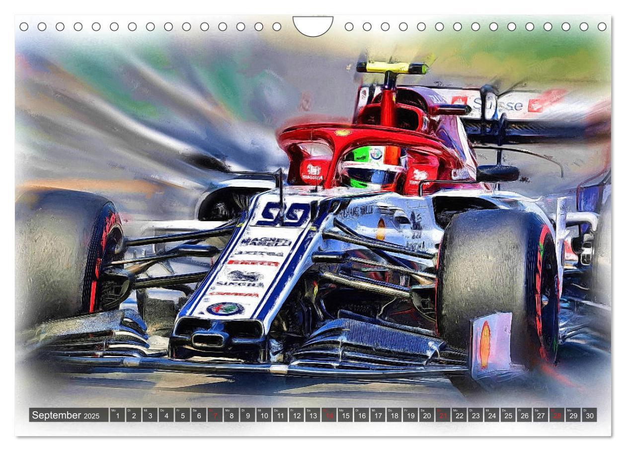 Bild: 9783435247912 | Faszinierende Formel 1 (Wandkalender 2025 DIN A4 quer), CALVENDO...