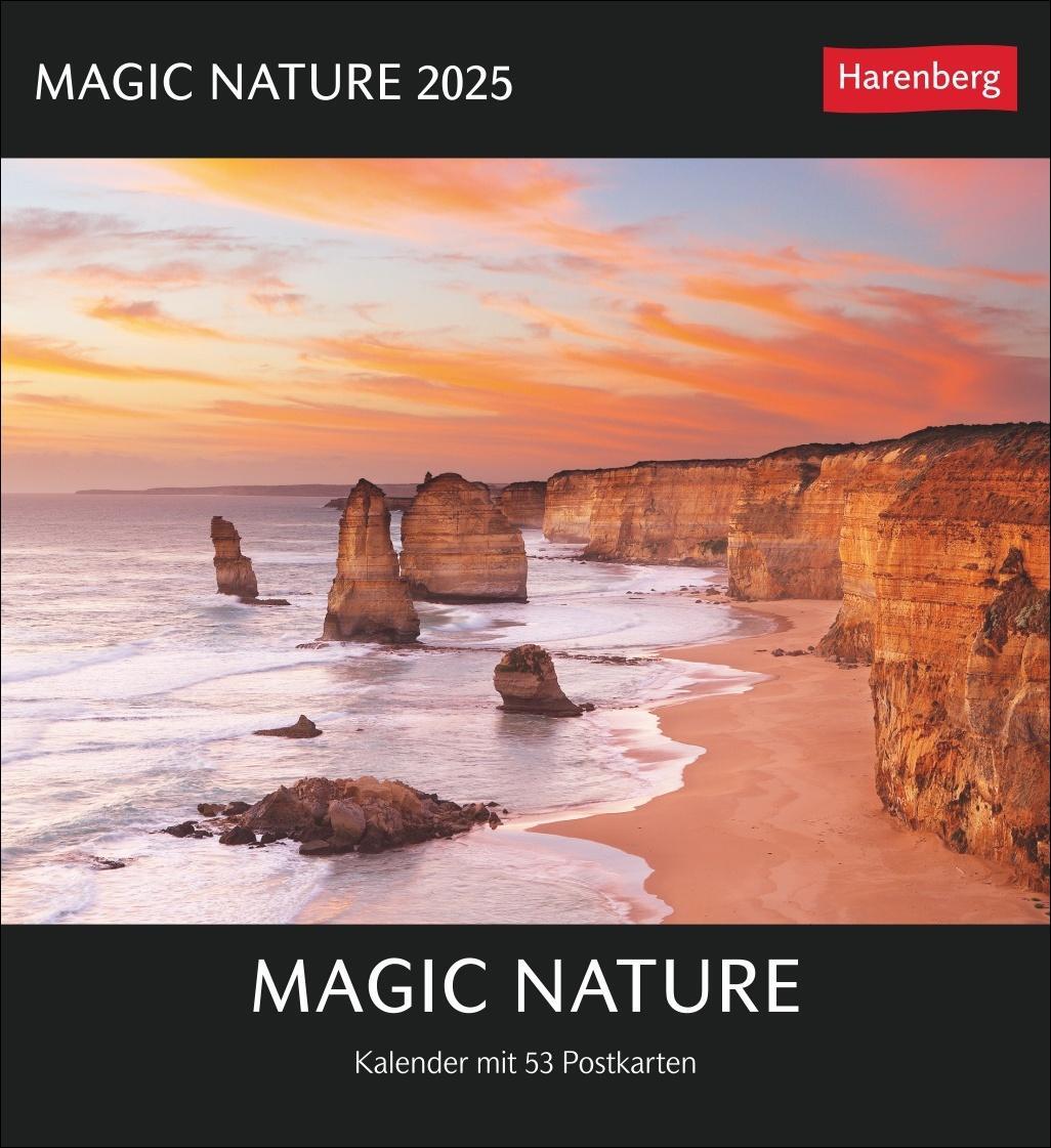 Cover: 9783840035111 | Magic Nature Postkartenkalender Kalender 2025 - Kalender mit 53...