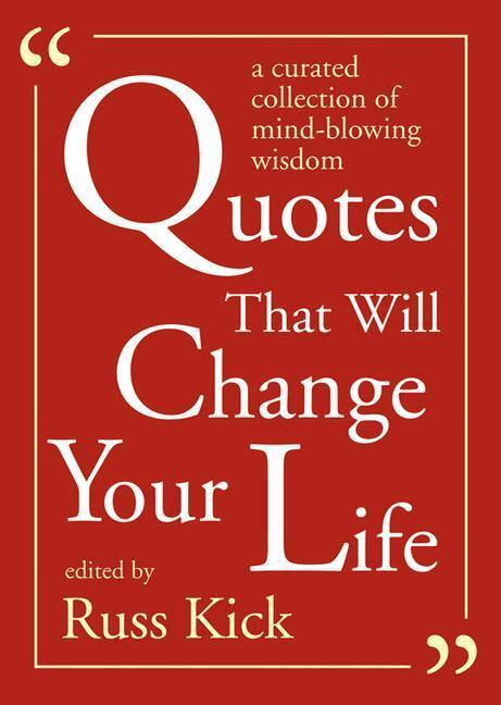 Cover: 9781590035108 | Quotes That Will Change Your Life: A Curated Collection of...