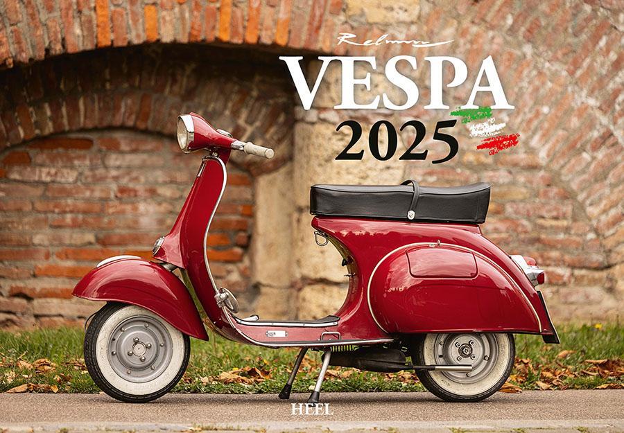 Cover: 9783966648387 | Vespa Kalender 2025 | La Dolce Vita auf zwei Rädern. Roller Kalender