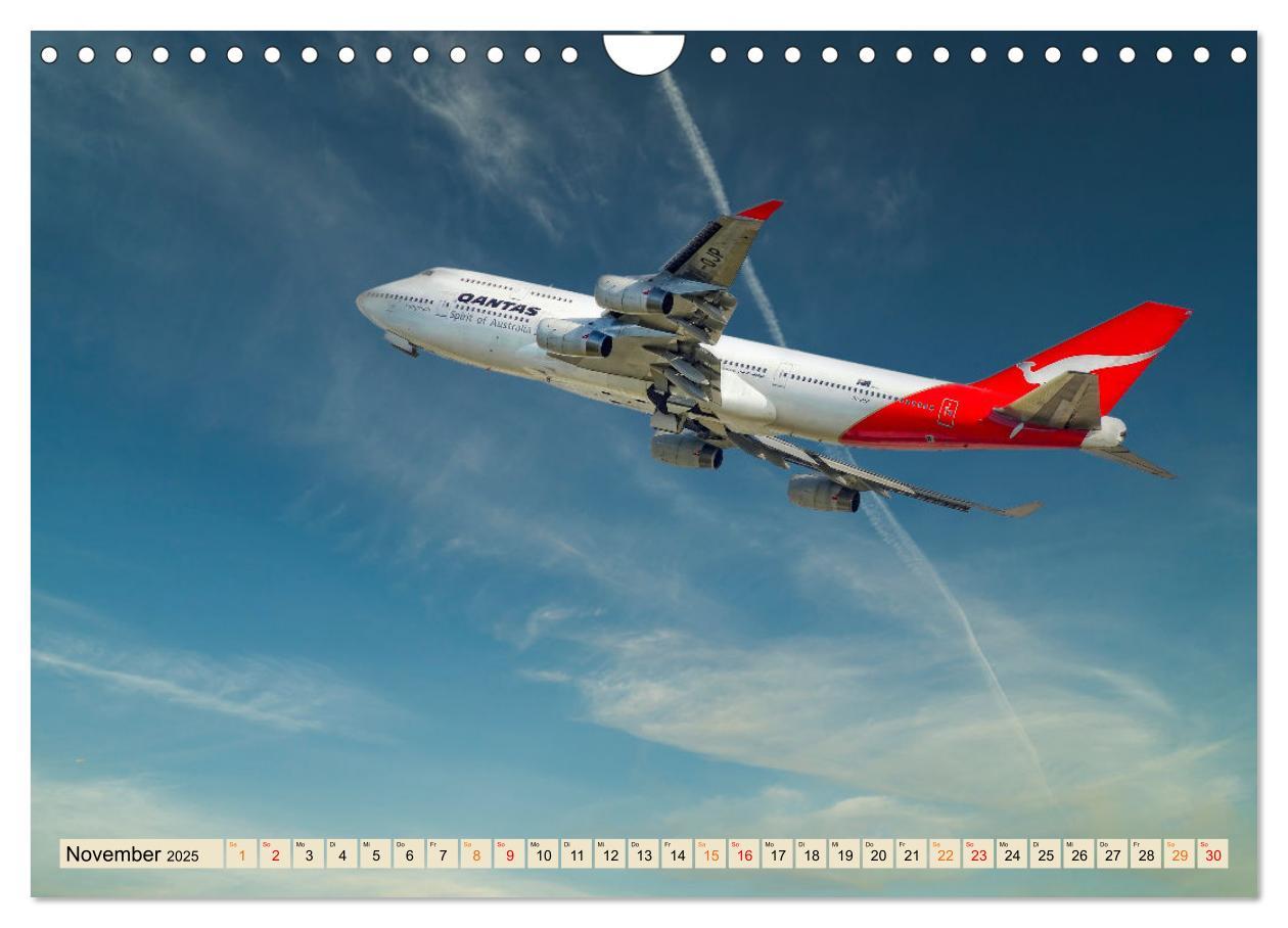 Bild: 9783383964039 | Flugzeuge - ab in den Urlaub (Wandkalender 2025 DIN A4 quer),...