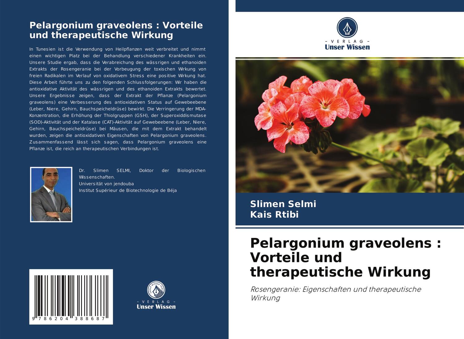 Cover: 9786204388687 | Pelargonium graveolens : Vorteile und therapeutische Wirkung | Buch