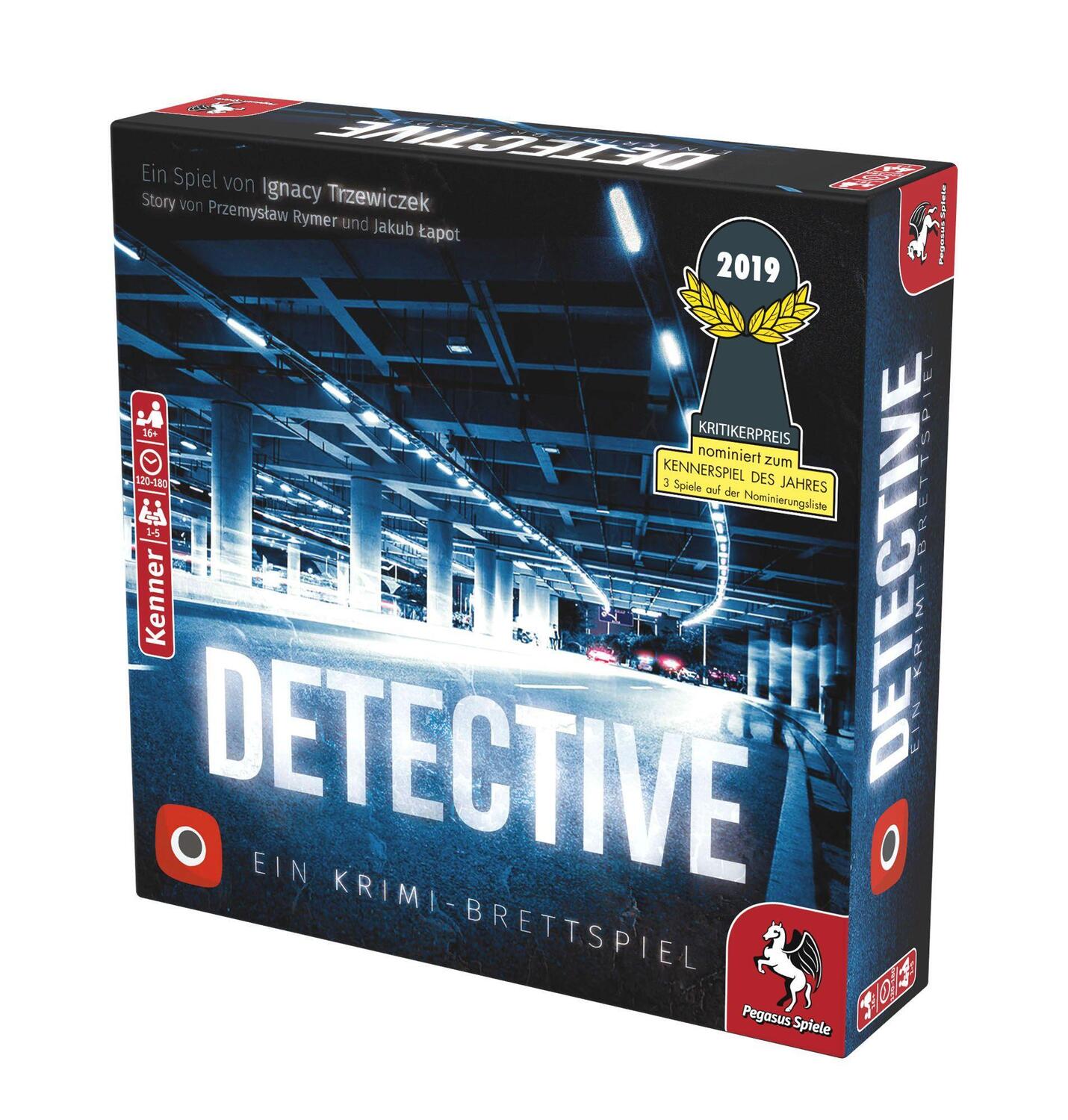 Bild: 4250231716843 | Detective (Portal Games, deutsche Ausgabe) (Nominiert Kennerspiel...