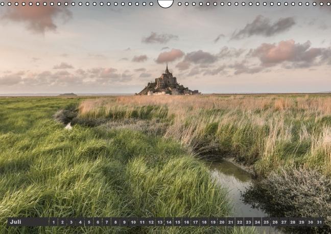 Bild: 9783660581980 | Ein Tag am Mont Saint Michel (Wandkalender immerwährend DIN A3 quer)