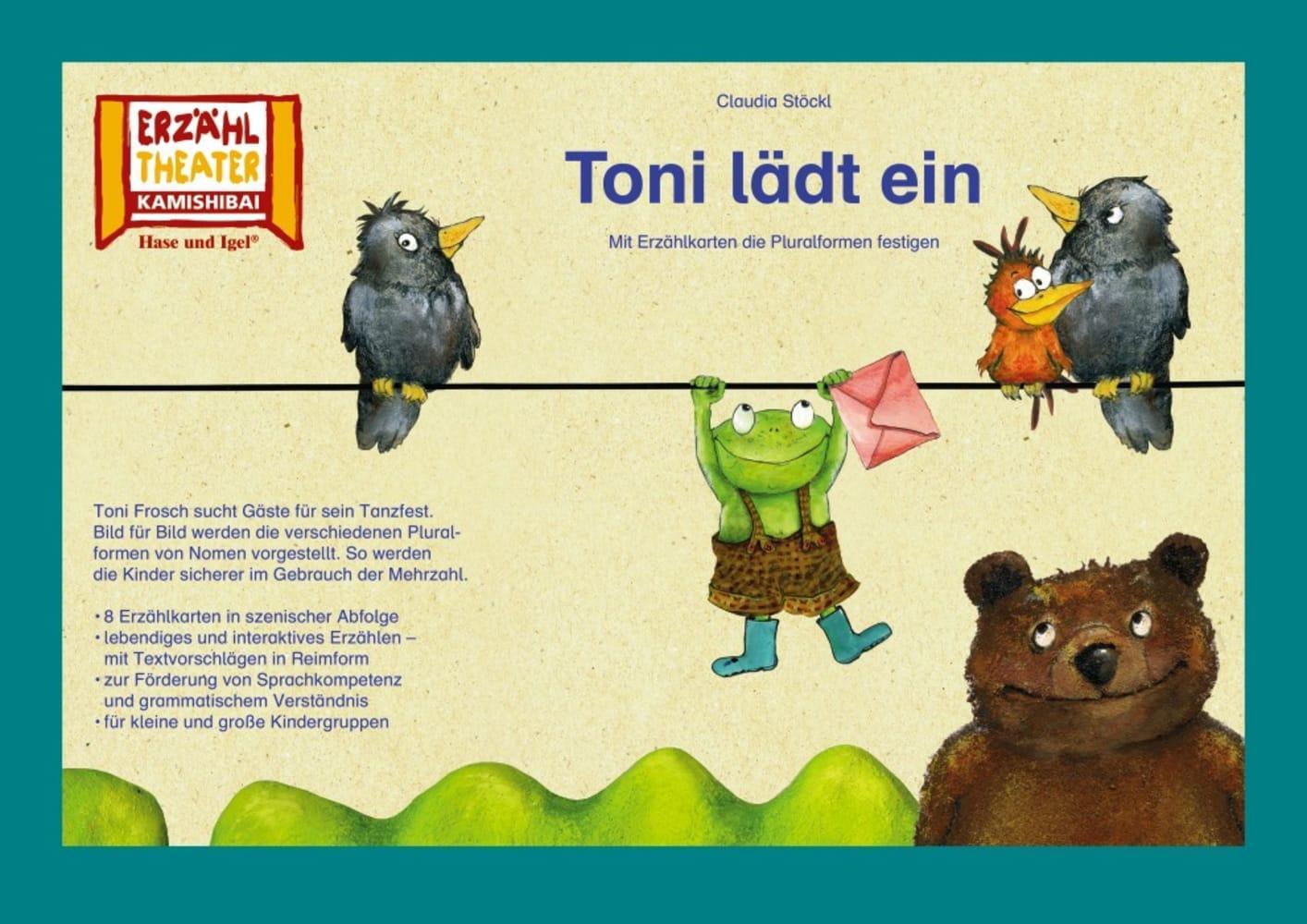 Cover: 4260505831646 | Toni lädt ein / Kamishibai Bildkarten | Claudia Stöckl | Taschenbuch