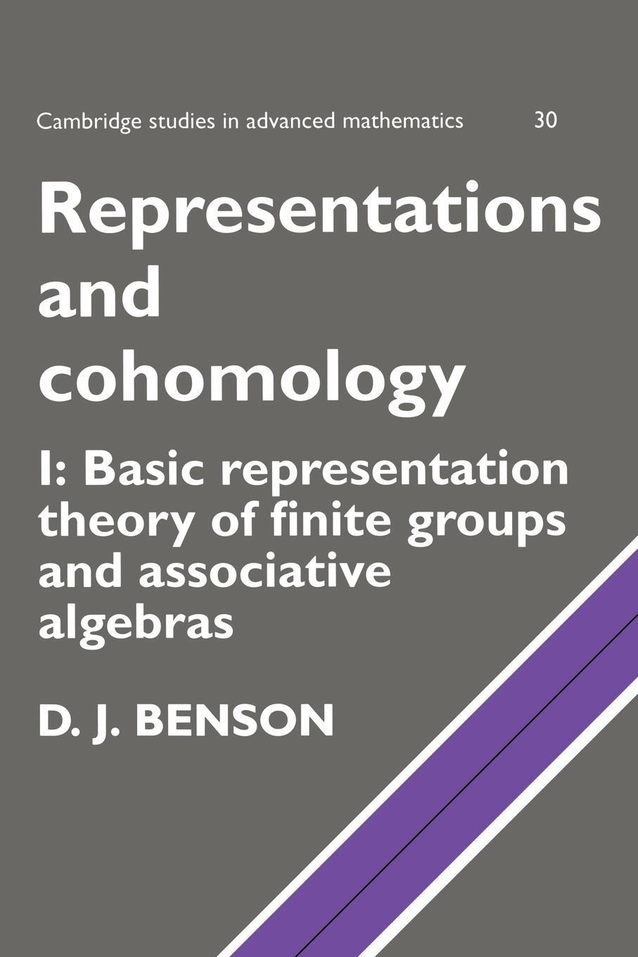 Cover: 9780521636537 | Representations and Cohomology | D. Benson | Taschenbuch | Paperback