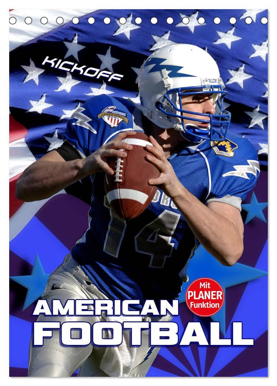 Cover: 9783675463356 | American Football - Kickoff (Tischkalender 2024 DIN A5 hoch),...